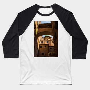 Treviso Cathedral Seen Through Arched Walkway, Italy Baseball T-Shirt